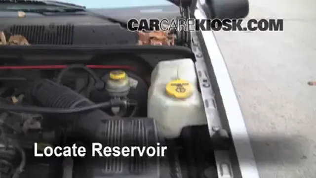 1998 Jeep Grand Cherokee TSi 4.0L 6 Cyl. Windshield Washer Fluid Add Fluid